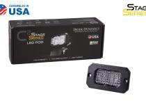 Stage Series 2 Inch LED Pod, Pro White Flood Flush ABL Each