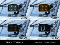 Stage Series 2 Inch LED Pod Cover, Yellow Each