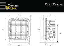 SS5 LED Pod Pro White Combo Single Diode Dynamics