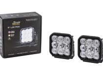 SS5 LED Pod Pro White Flood Pair Diode Dynamics