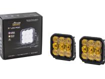 SS5 LED Pod Pro Yellow Flood Pair Diode Dynamics