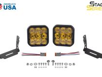 SS5 LED Pod Pro Yellow Driving Pair Diode Dynamics