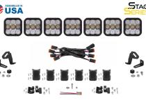 SS5 Sport Universal CrossLink 7-Pod Lightbar White Combo Diode Dynamics