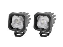 Stage Series C1 LED Pod White SAE Fog Standard ABL Pair Diode Dynamics