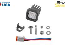 Stage Series C1 LED Pod White SAE Fog Standard ABL Each Diode Dynamics