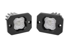 Stage Series C1 LED Pod White SAE Fog Flush ABL Pair Diode Dynamics
