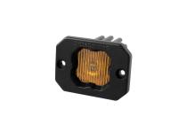 Stage Series C1 LED Pod Yellow SAE Fog Flush ABL Each Diode Dynamics