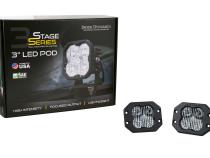 SS3 Sport ABL White Flood Flush Pair Diode Dynamics
