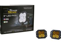 SS3 Sport ABL Yellow SAE Fog Flush Pair Diode Dynamics
