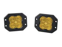SS3 Sport ABL Yellow SAE Fog Flush Pair Diode Dynamics