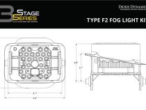 SS3 Max Type F2 Kit ABL Yellow SAE Fog Diode Dynamics
