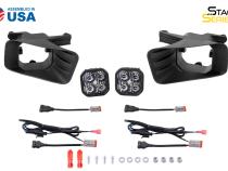 SS3 Pro Type Ram Horiz Kit ABL White SAE Fog Diode Dynamics