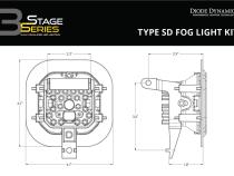 SS3 Pro Type SD Kit ABL Yellow SAE Fog Diode Dynamics
