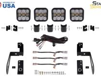 Stage Series Grille Bracket Kit for 2007-2018 Jeep JK Wrangler Diode Dynamics