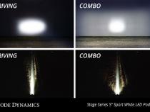 SS5 Pro Universal CrossLink 4-Pod Lightbar Yellow Combo Diode Dynamics