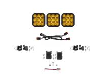SS5 Pro Universal CrossLink 3-Pod Lightbar Yellow Driving Diode Dynamics