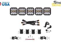 SS5 Pro Universal CrossLink 5-Pod Lightbar White Driving Diode Dynamics