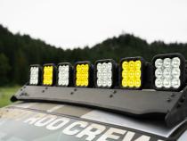 SS5 Pro Universal CrossLink 7-Pod Lightbar Yellow Driving Diode Dynamics