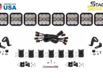 SS5 Pro Universal CrossLink 8-Pod Lightbar Yellow Driving Diode Dynamics