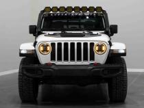 Jeep JL SS5 Pro CrossLink Windshield Yellow Combo Lightbar Kit Diode Dynamics