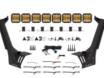 Jeep JL SS5 Pro CrossLink Windshield Yellow Combo Lightbar Kit Diode Dynamics