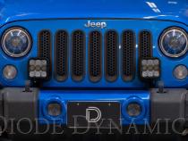 Jeep JK SS5 CrossLink Bumper Lightbar Kit Sport Combo Diode Dynamics