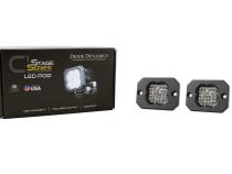 Stage Series C1R White Flood Flush Mount LED Pod (pair) Diode Dynamics