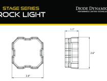 Stage Series Rock Light Magnet Mount Adapter Kit (one) Diode Dynamics