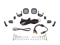 SS3 LED Bumper 1.25 Inch Roll Bar Kit, Sport White SAE Fog (Pair) Diode Dynamics