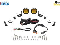 SS3 LED Bumper 2 Inch Roll Bar Kit, Sport White Combo (Pair) Diode Dynamics