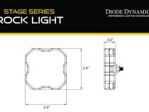 RGBW Rock Light Installer Kit (8-pack) Diode Dynamics