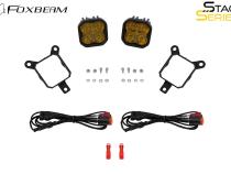 SS3 SAE/DOT Type YS Fog Light Kit Yellow (3000K) Max (38.5 watts) Yellow SAE Fog Diode Dynamics