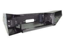 Jeep JK Shorty Front Bumper For 07-18 Wrangler JK Complete With Winch Plate Rigid Series Rock Slide Engineering