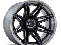 Aluminum Wheels 20X10 Brawl FC401BT 6 On 135 Gloss Black Brushed Dark Tint 87.1 Bore -18 Offset Fuel Off Road Wheels