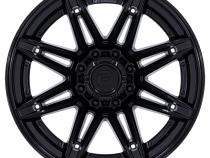 Aluminum Wheels 22X10 Brawl FC401MX 6 On 135 Matte Black/Gloss Black Lip 87.1 Bore -18 Offset Fuel Off Road Wheels