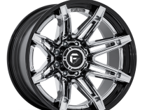 Aluminum Wheels 20X10 Brawl FC401PB 6 On 135 Chrome/Gloss Black Lip 87.1 Bore -18 Offset Fuel Off Road Wheels