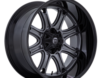 Aluminum Wheels 20X9 Darkstar FC853AB 5 On 114.3/5 On 127 Matte Gunmetal Gray/Black Lip 78.1 Bore 1 Offset Fuel Off Road Wheels