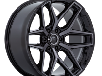Aluminum Wheels 20X9 Flux 6 FC854BT 6 On 114.3 Gloss Black Brushed Gray Tint 66.06 Bore 20 Offset Fuel Off Road Wheels