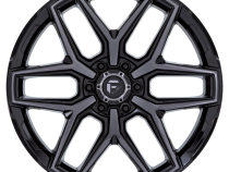 Aluminum Wheels 20X9 Flux 6 FC854BT 6 On 114.3 Gloss Black Brushed Gray Tint 66.06 Bore 20 Offset Fuel Off Road Wheels