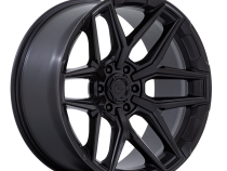 Aluminum Wheels 18X9 Flux 6 FC854MX 6 On 114.3 Blackout 66.06 Bore 20 Offset Fuel Off Road Wheels