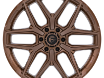 Aluminum Wheels 18X9 Flux 6 FC854ZR 6 On 114.3 Platinum Bronze 66.06 Bore 20 Offset Fuel Off Road Wheels