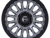 Aluminum Wheels 20X9 Rincon SBL FC857AB 5 On 127 Matte Gunmetal Gray Matte Black Lip 71.5 Bore 1 Offset Fuel Off Road Wheels