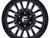 Aluminum Wheels 20X10 Rincon SBL FC857BE 5 On 127 Gloss Black Milled 71.5 Bore -18 Offset Fuel Off Road Wheels