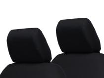 Jeep JK Bench Headrest Covers 07-10 Wrangler JK 2 Door Tactical Series Black Bartact
