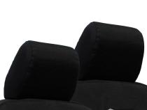 Jeep JK Bench Headrest Covers 07-10 Wrangler JK 4 Door Tactical Series Black Bartact