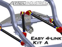 Easy 4 Link Kit A No Tube All 1.25 Inch Rod Ends Artec Industries