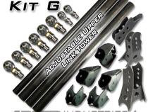 Easy 3 Link Kit G Adjustable Upper link Yes Outside Frame Centered Front Driver Rear Passenger Artec Industries