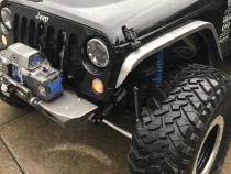Crusher 2 Inch Front Fenders for Jeep JK/JKU Motobilt