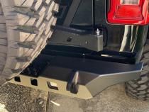 Jeep JL Rear Bumper Crusher With Light Mounts With Spare Tire Cut Out 2018-Present Wrangler JL Motobilt