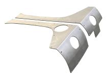 Jeep JK Steel Rear Corner Armor w/ Round Tail Light Holes for 07-18 Wrangler JK Unlimited Motobilt